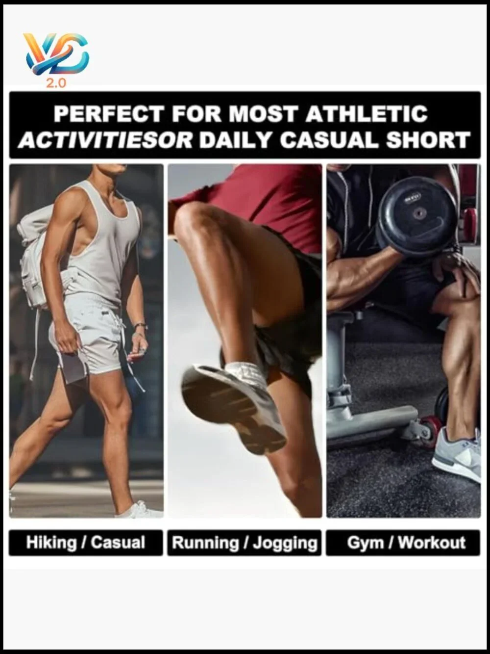 Mens Mesh Running Shorts 3 Inch Quick Dry Lightweight with Pockets Athletic